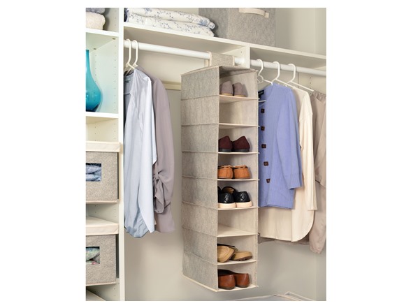 4 Pack - 8 Tier Hanging Closet Storage Organizers $23.99