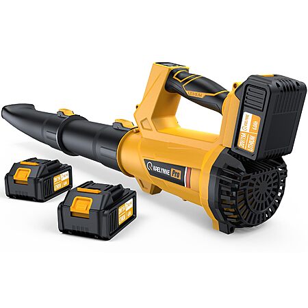 Leaf Blower, 20V Leaf Blower Cordless with 2 X 6.0Ah Batteries and Charger Included, 540CFM 170MPH $49.99