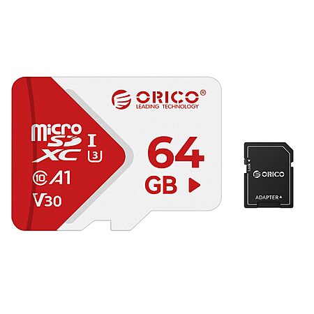 ORICO 64GB SDXC TF Card - UHS-I U3 Class 10 V30 A1 Memory Card
