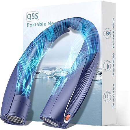 Prime: Kesguar Portable Neck Fan 20H Runtime 6 Speeds 360° Airflow $14.99 + Free Shipping