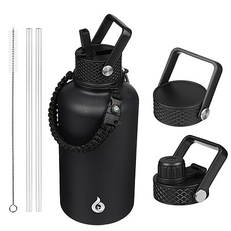 Prime Members: 64-Oz BJPKPK Insulated Stainless Steel Water Bottle w/ Straw Lid $18.80 + Free S&H