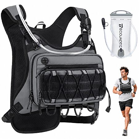 Tactical Running Vest Hydration Backpack with 2L Water Bladder $19.79-$27.59 + Free Shipping