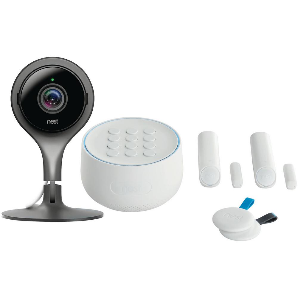 Nest Secure Alarm System with Google Nest Cam Indoor Security Camera - B/M (YMMV) $249
