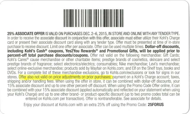 Kohls coupons slickdeals.net