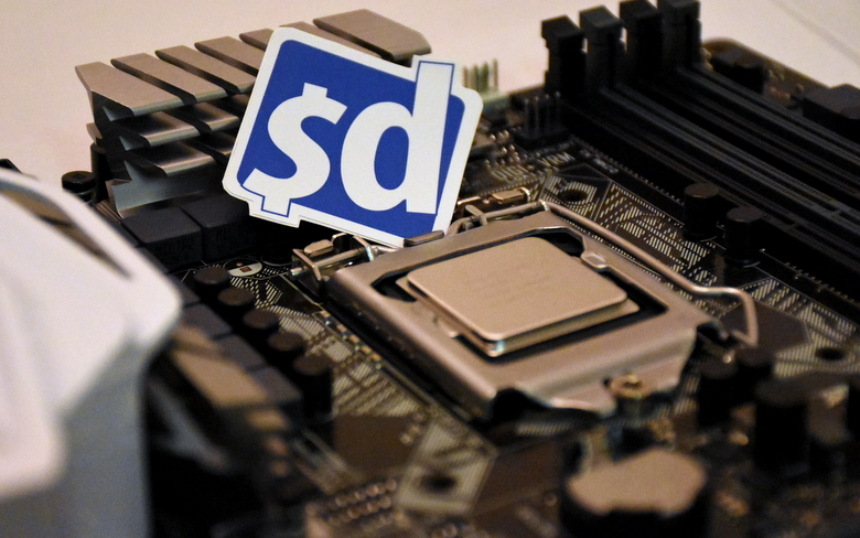CPU and motherboard