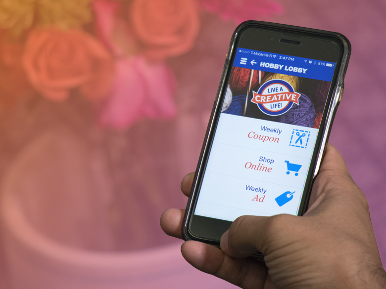 hobby lobby app for smartphone hobby lobby app for smartphone
