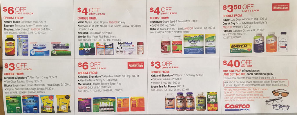 Costco warehouse coupons february 2018