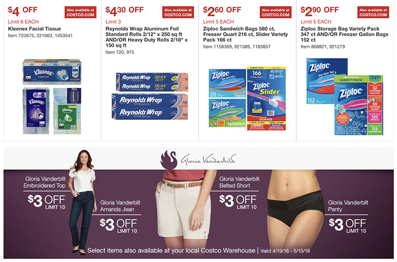 Costco April 2018 Coupon Book