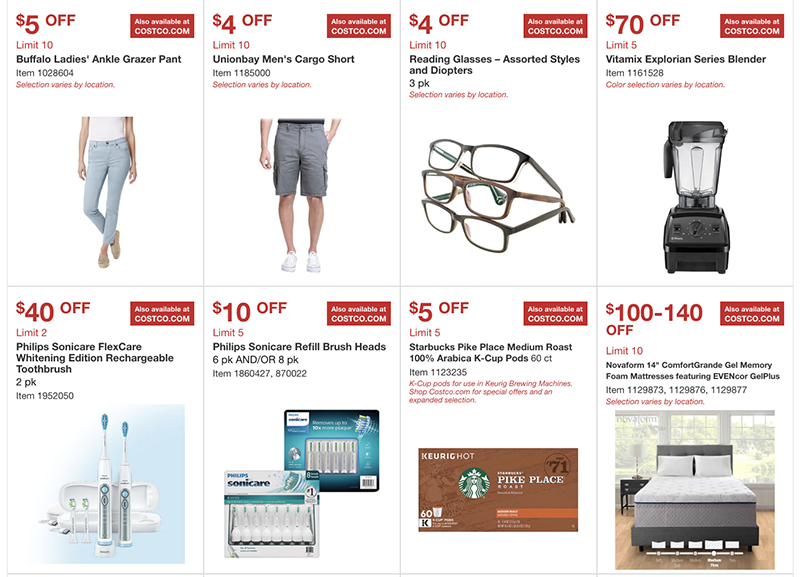 Costco April 2018 Coupon Book