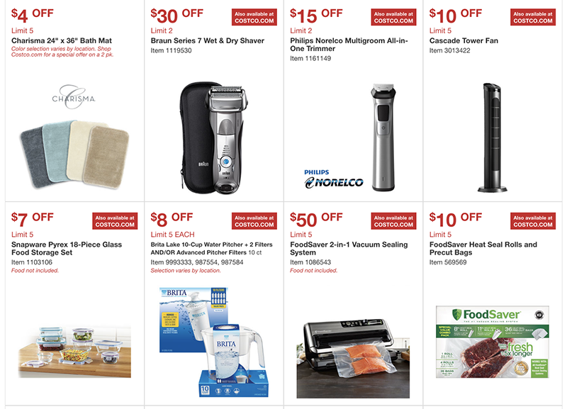 Costco April 2018 Coupon Book