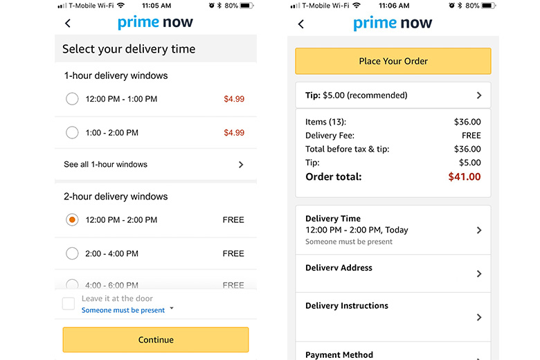 prime now coupon los angeles