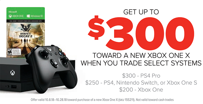 gamestop xbox one x price