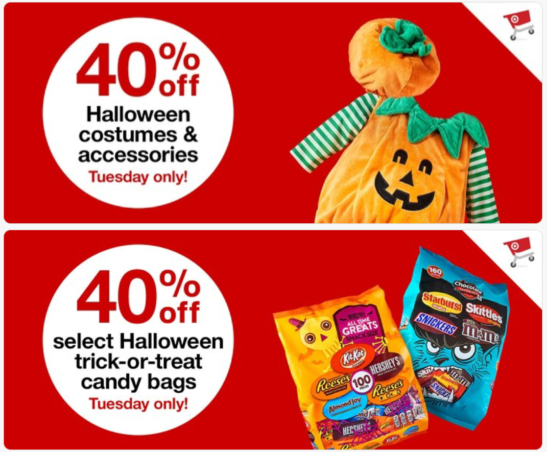 target halloween sale