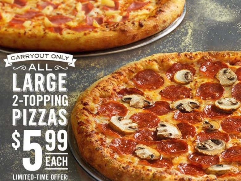 Domino S New Coupon Gets You A Large 2 Topping Pizza For Only 5 99