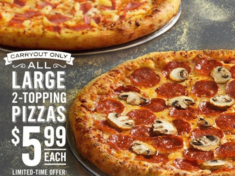 Domino's New Gets You a Large, 2-Topping Pizza Only $5.99 2022