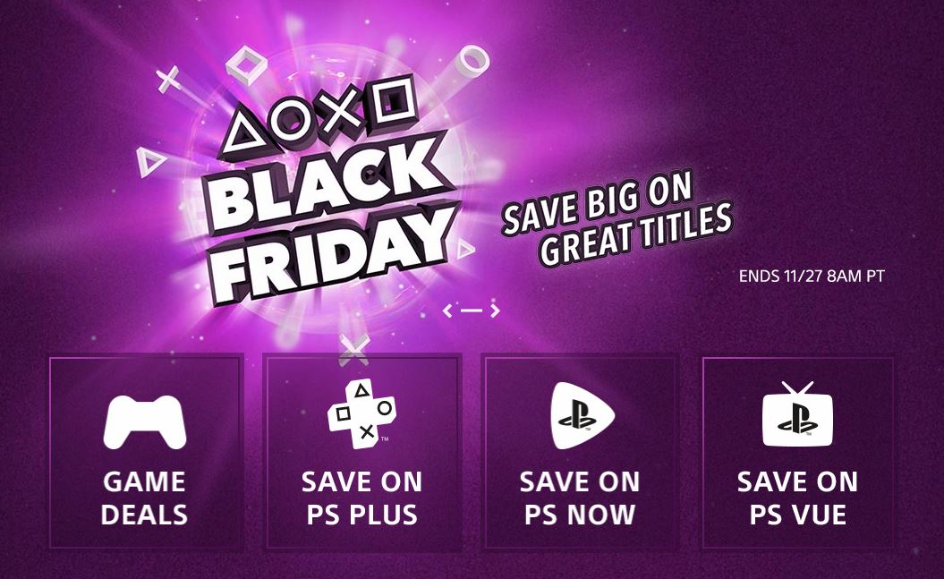 Black Friday 2018 PlayStation 4 Digital Download Game Sale The