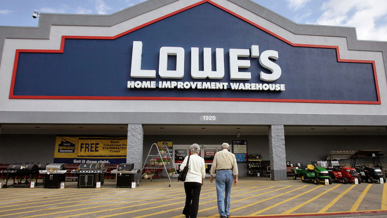 take me to the closest lowe's home improvement store