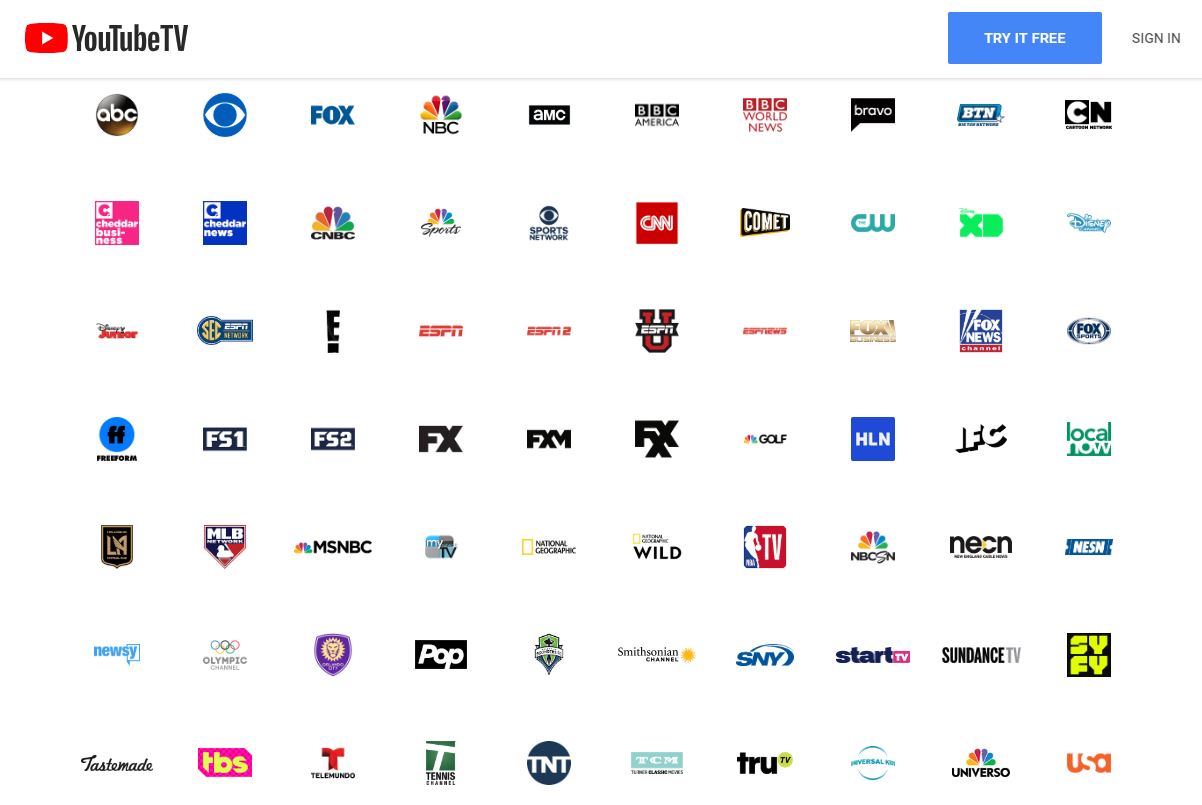 Youtube Tv Channel List In My Area