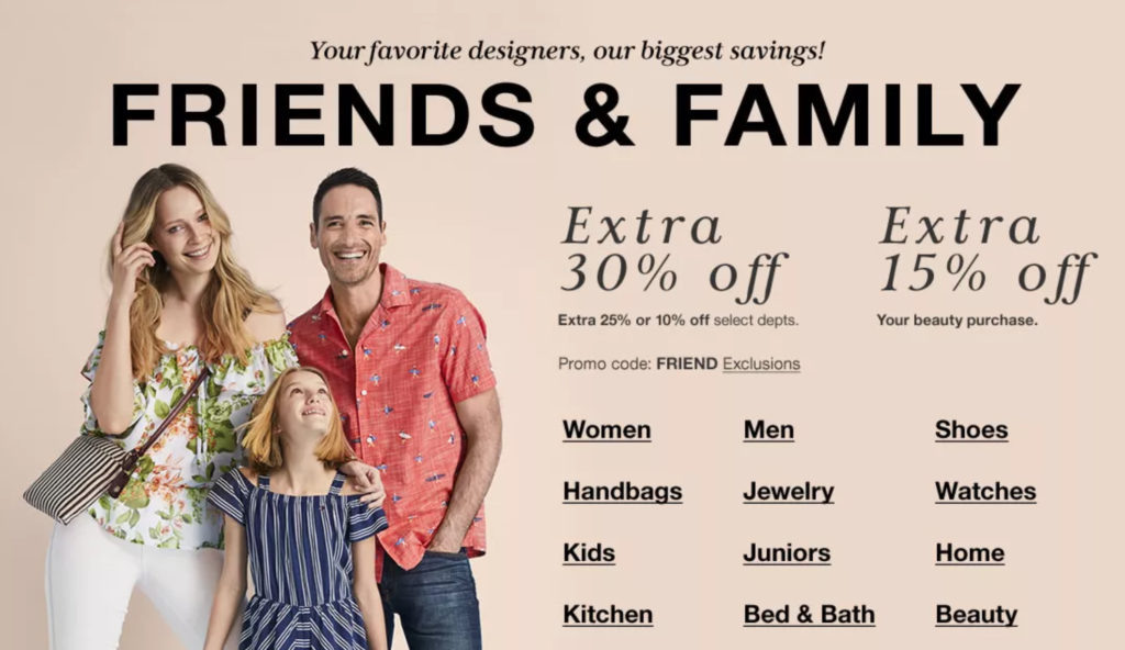 samsonite friends and family sale