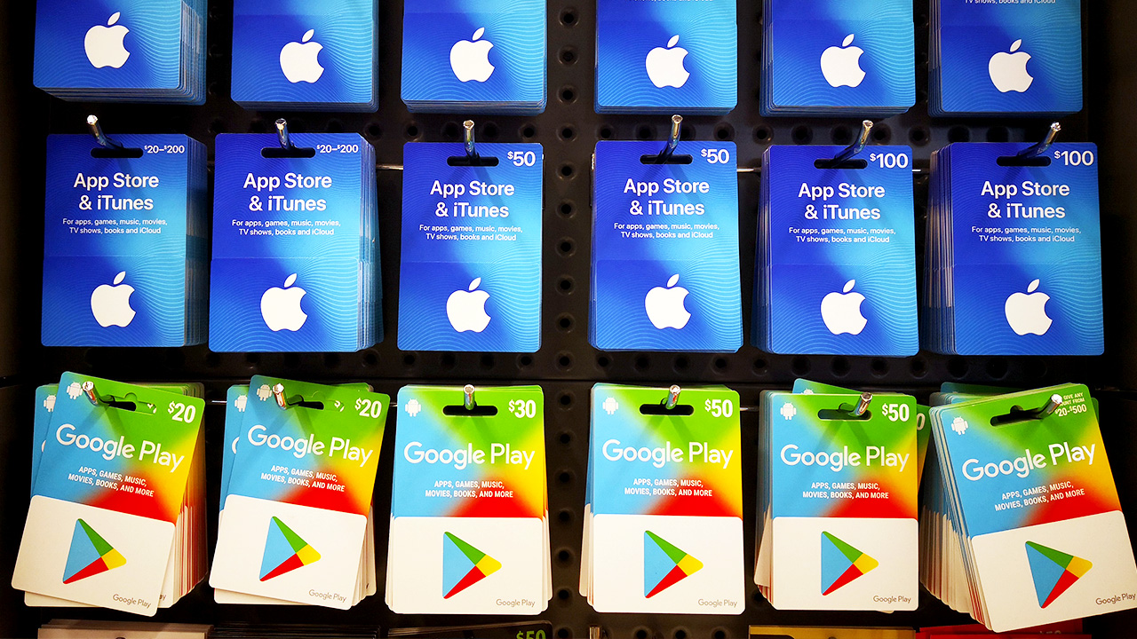 apple and google gift cards