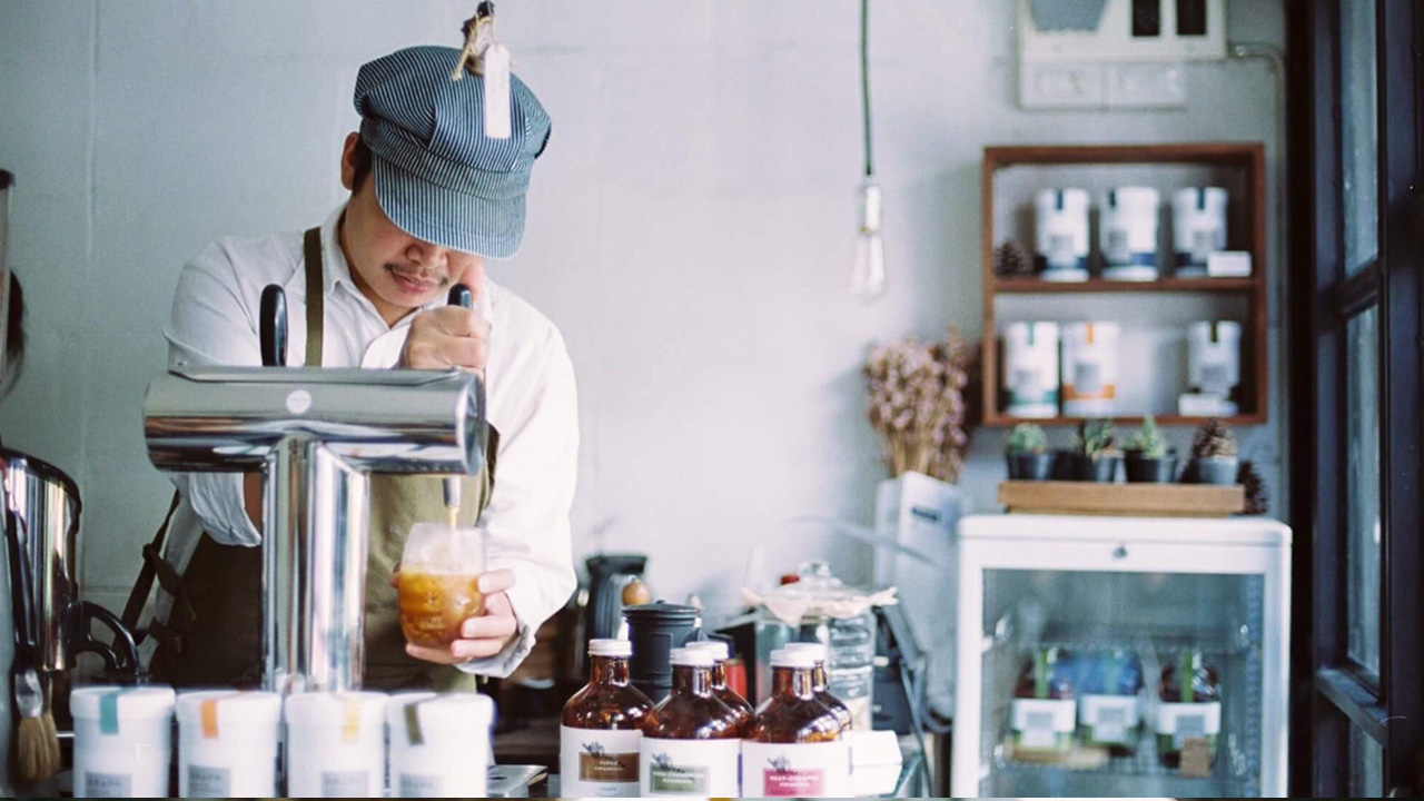 brewing tea