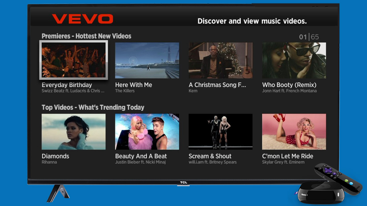 Roku And Vevo Have Partnered To Bring You Free Music Videos