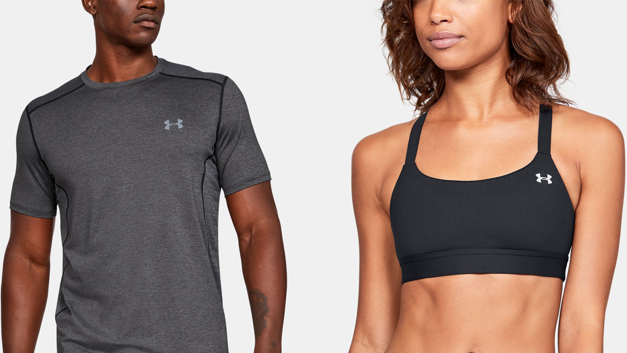 man-next-to-woman-wearing-under-armour