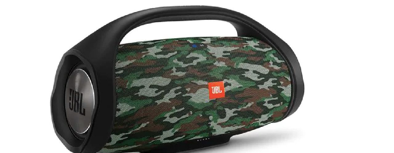 JBL Boombox Camo Print Portable Bluetooth Speaker
