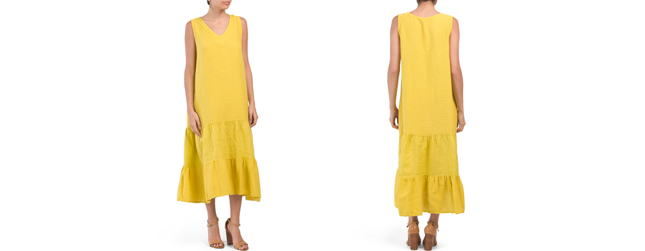 tj maxx linen dress