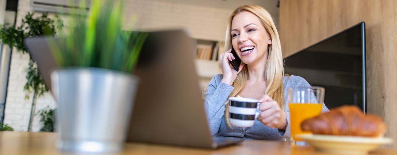 woman-making-conference-call-at-home