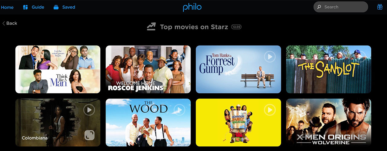 Philo screenshot
