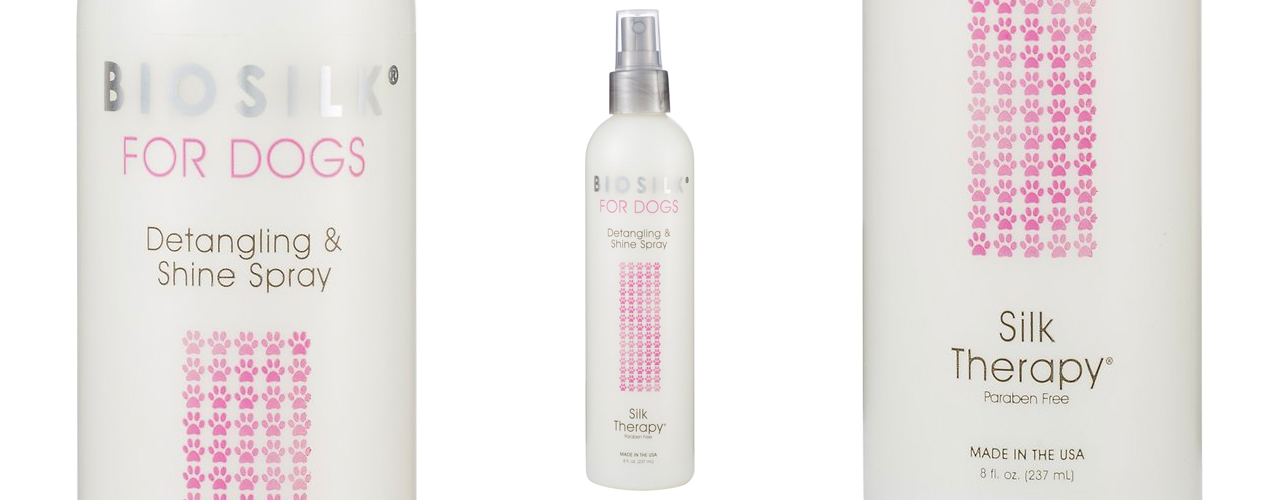 biosilk for dogs detangling and shine spray