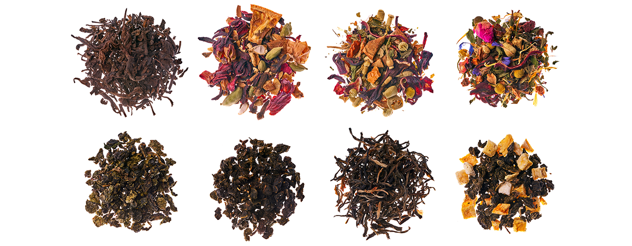 loose leaf tea samples