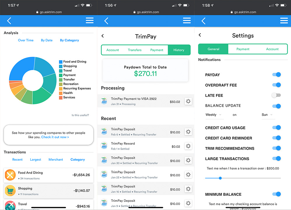 trim mobile app