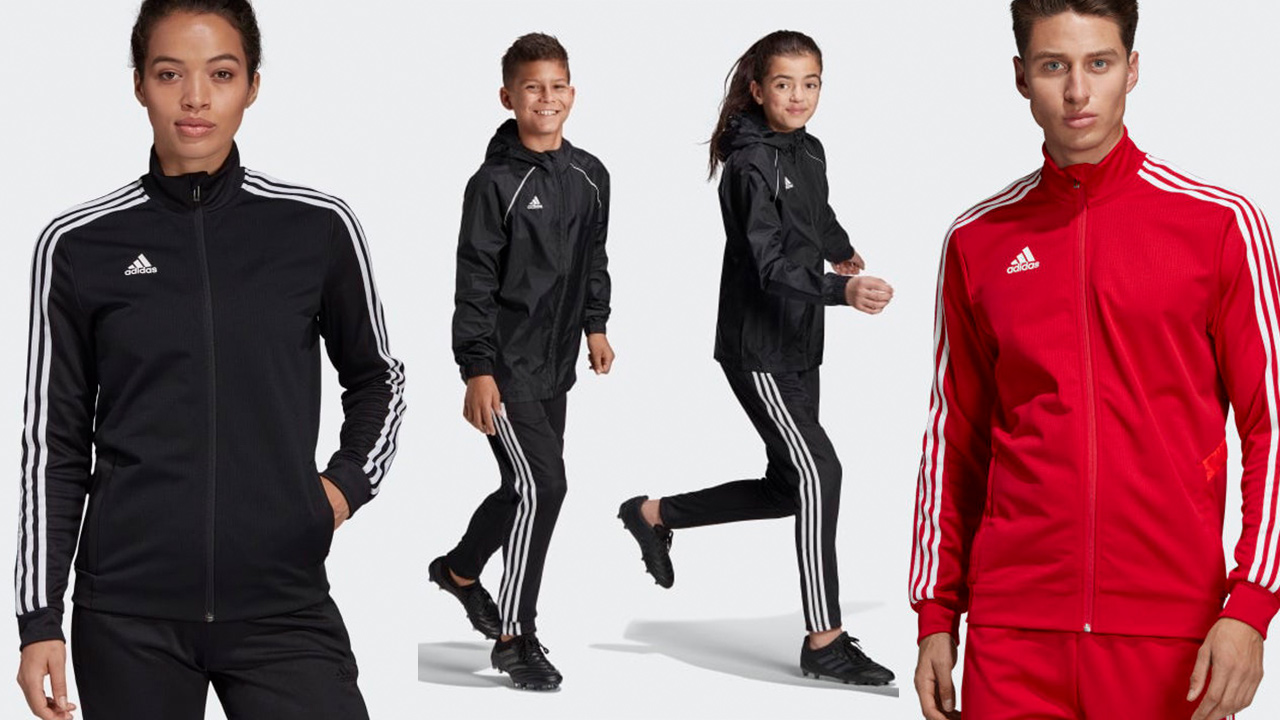 adidas training pants and jacket