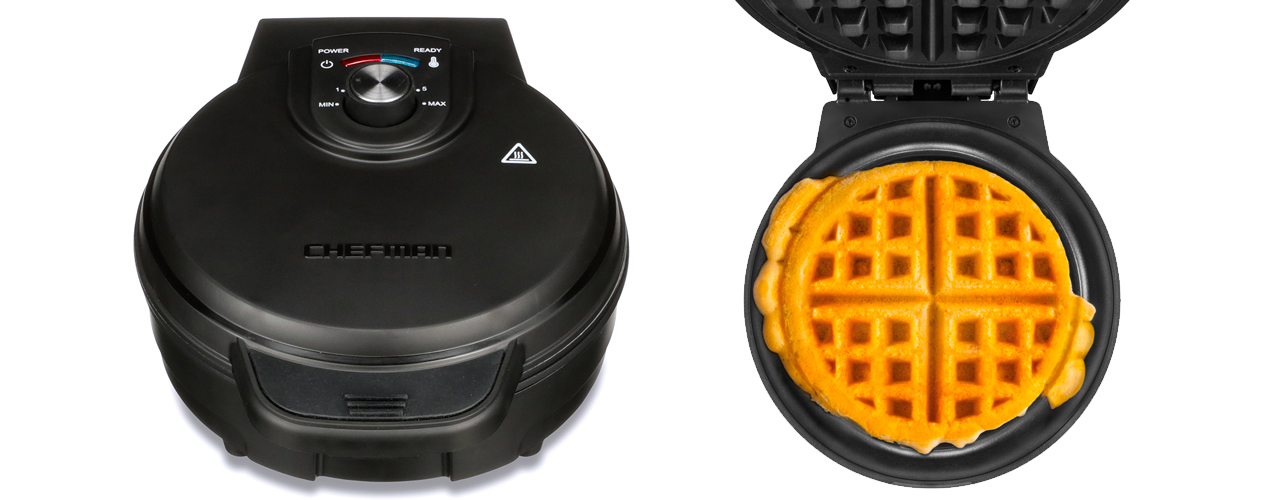 inbody Chefman Anti-Overflow Belgian Waffle Maker