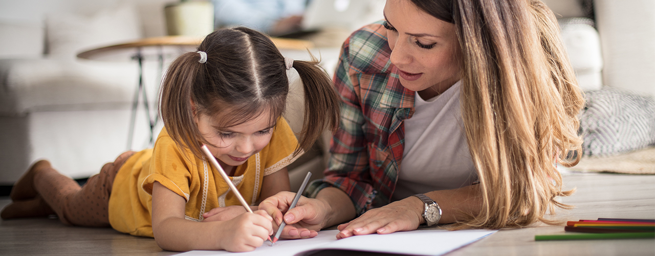 mom daughter school homework inbody