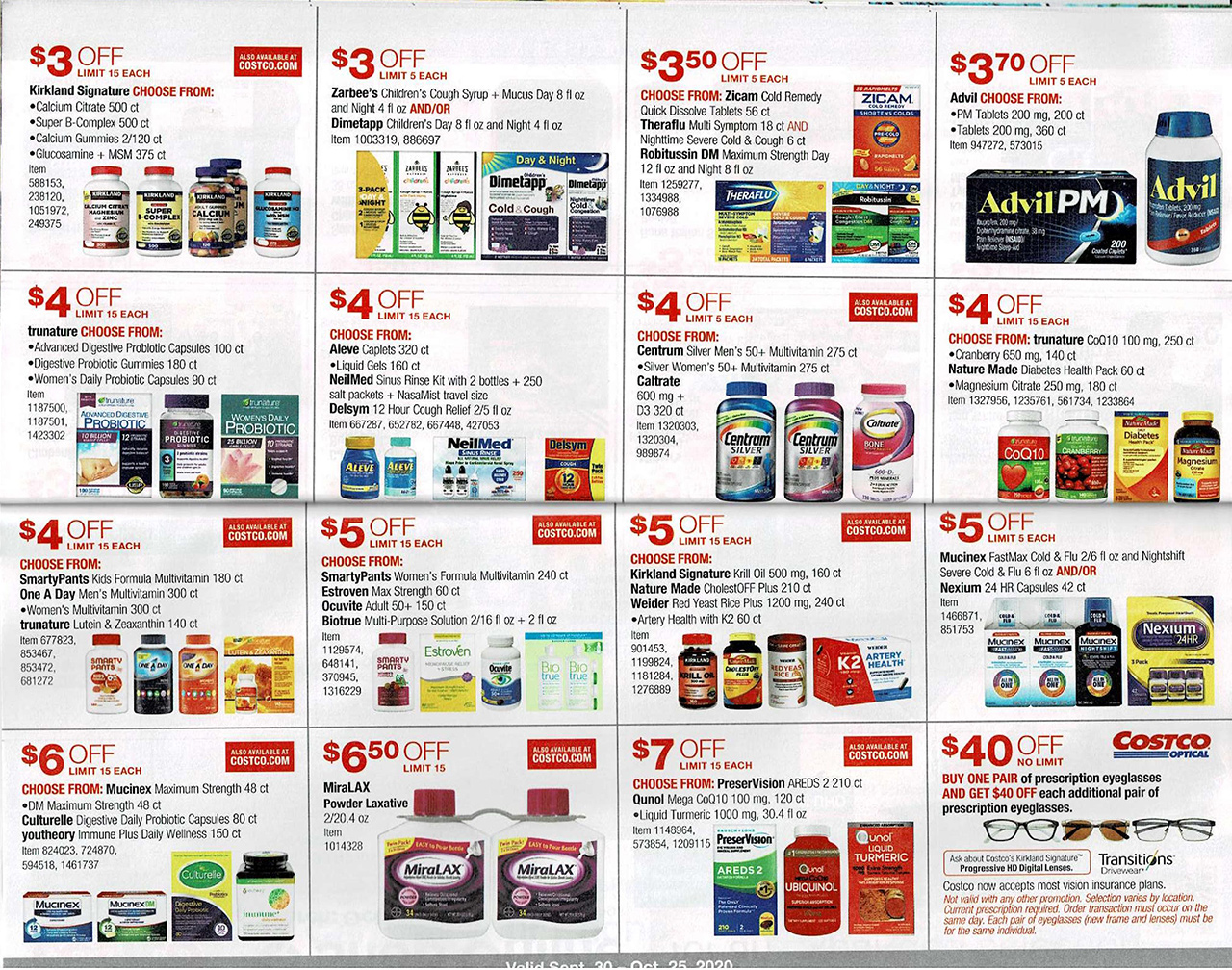 Costco October 2020 Coupon Book and Best Deals of the Month