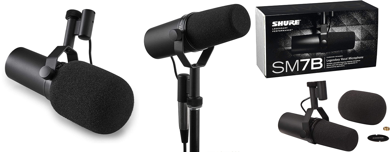 Shure SM7B Cardioid Dynamic Microphone