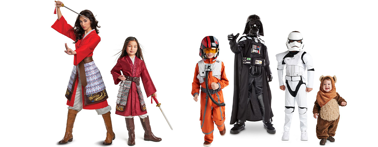 disney costumes models