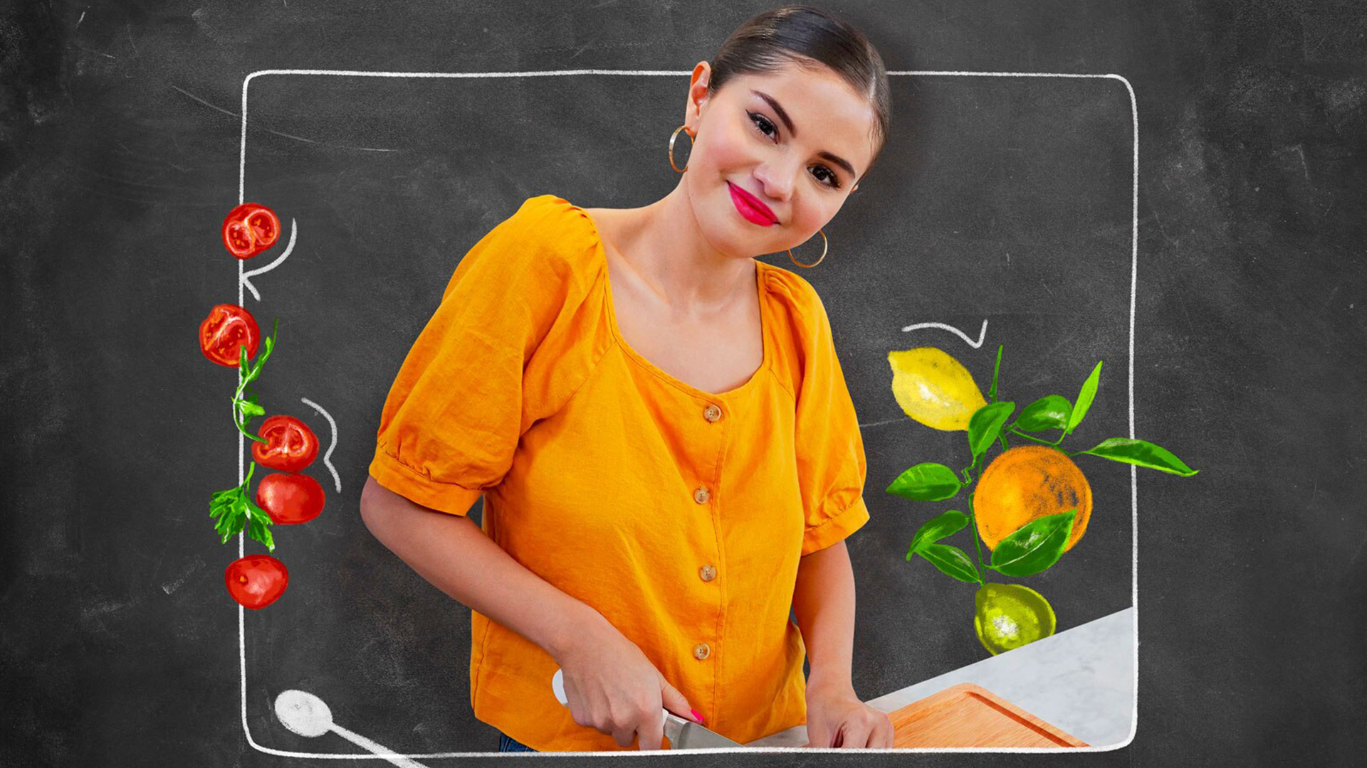 selena gomez chef