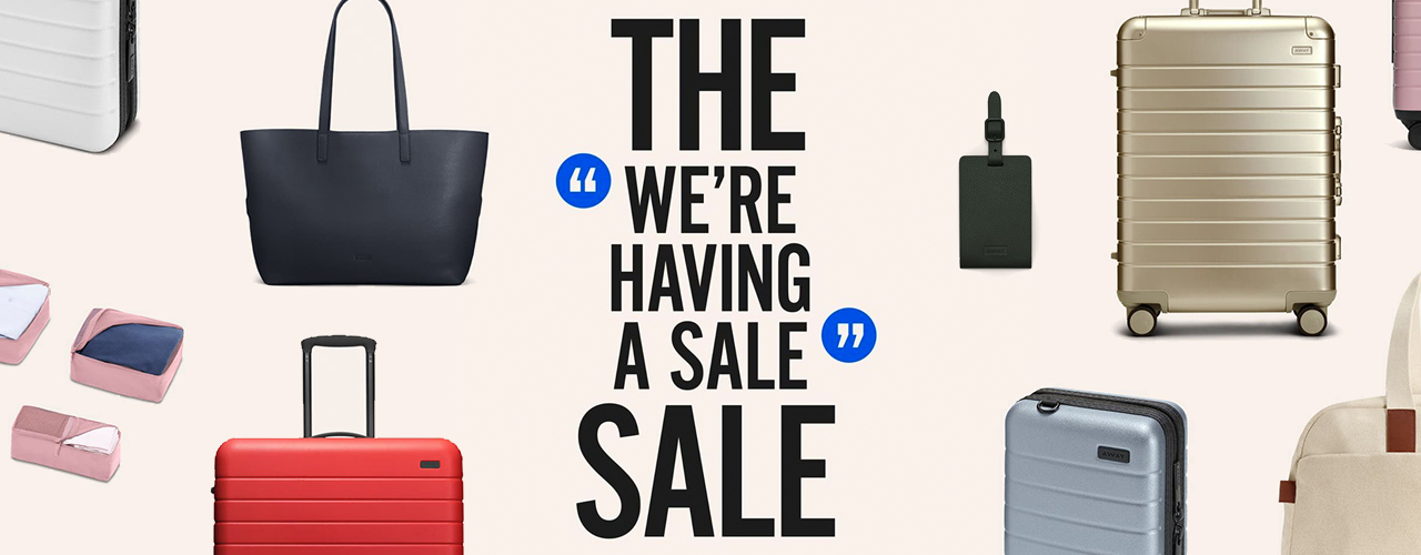away suitcase on sale
