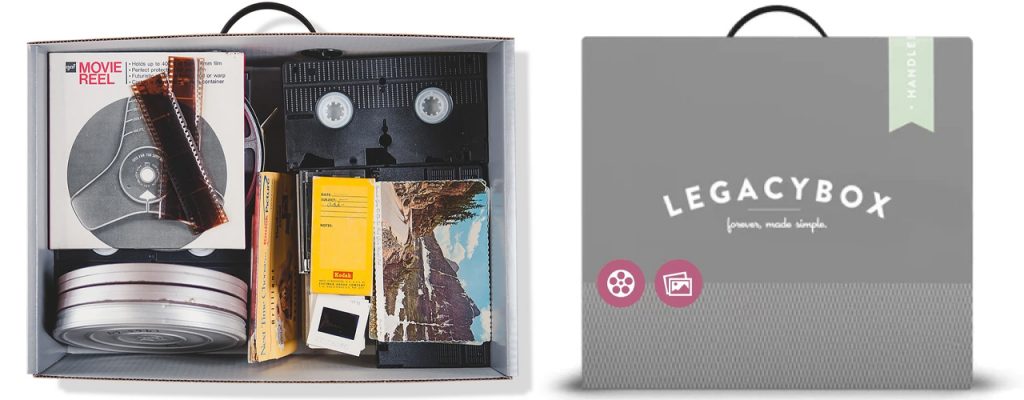 Legacybox shipping box and media