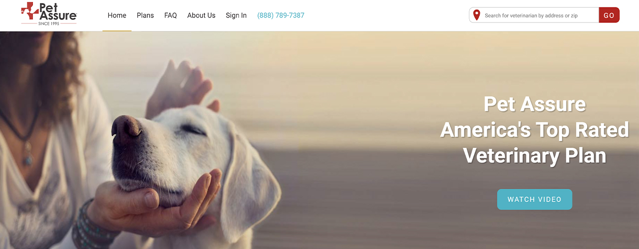Pet Assure website
