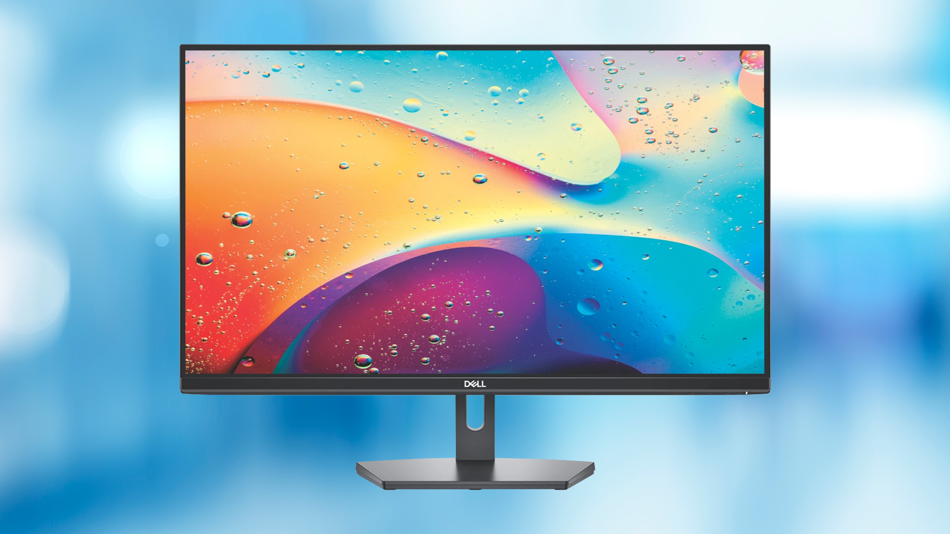 Dell 27 Monitor - SE2719HR on blue background
