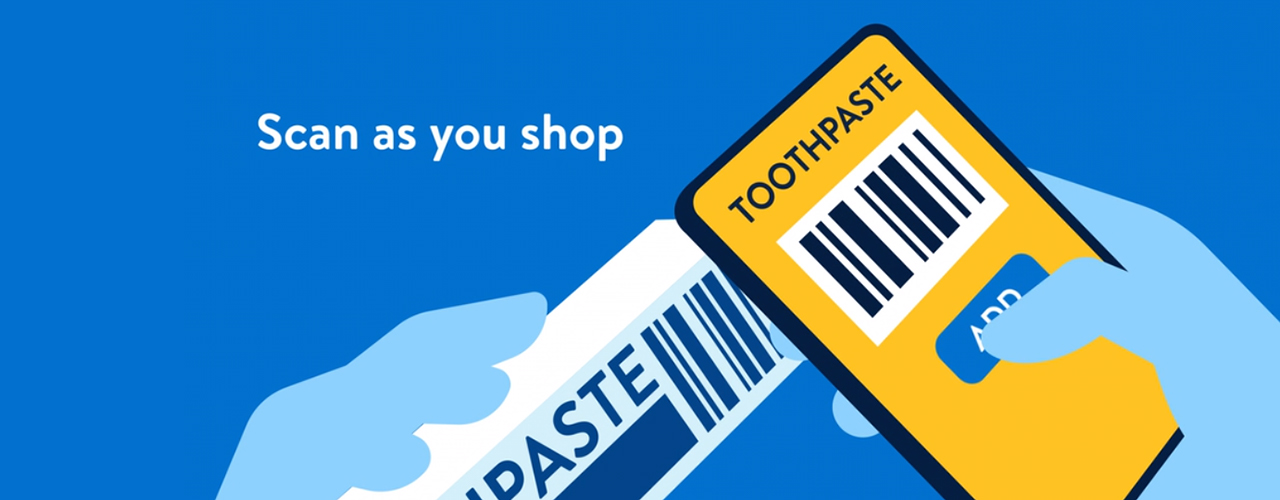 Walmart Scan and Go graphic