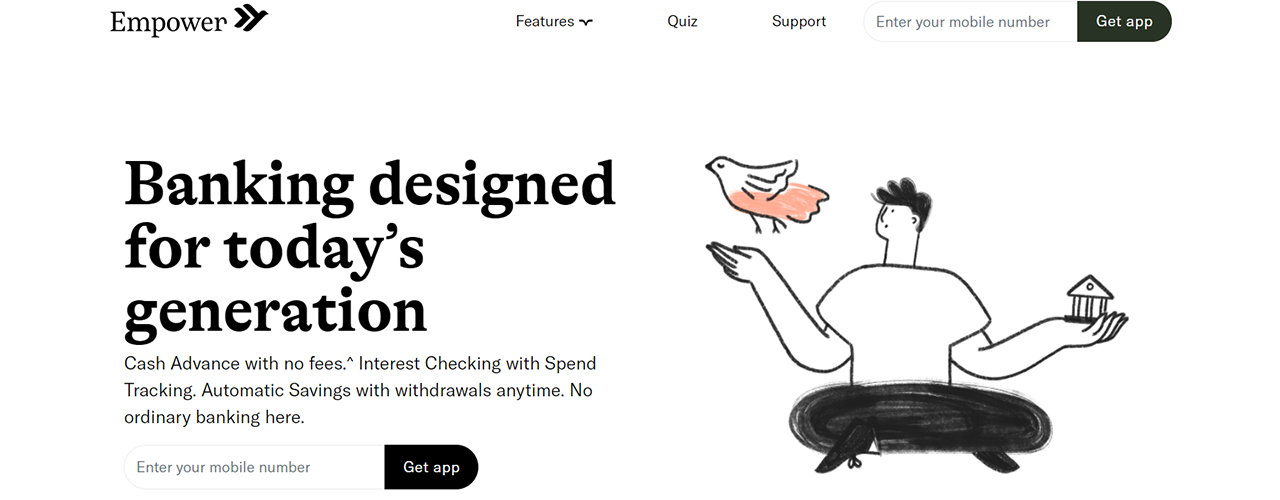 empower website screenshot