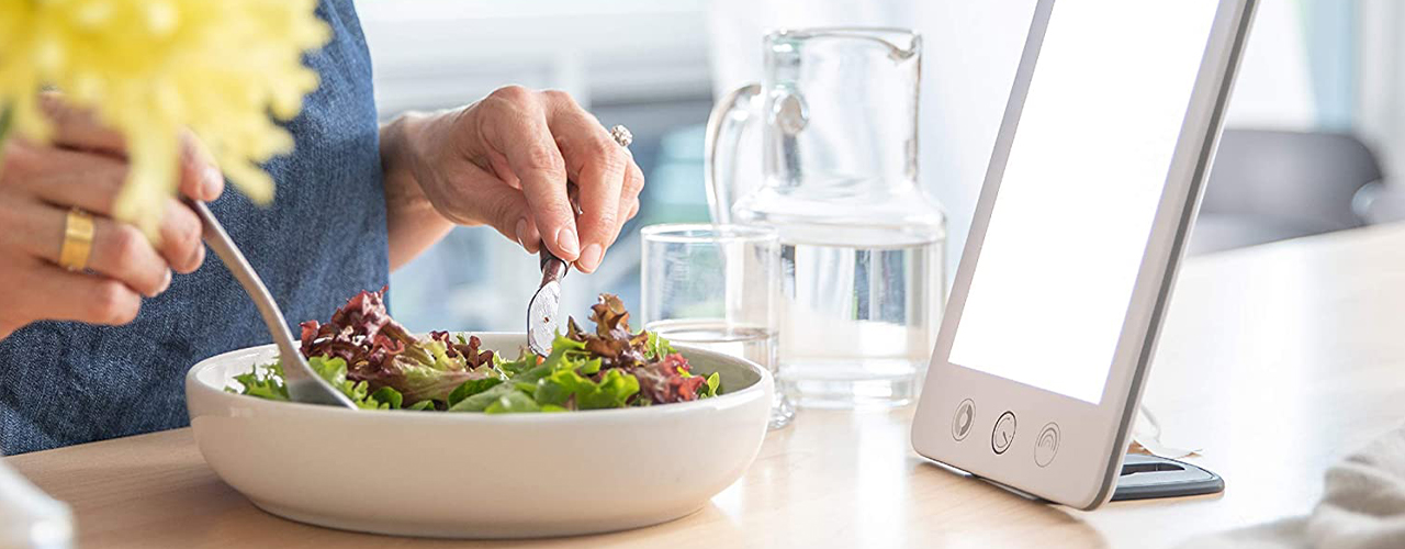 mood light and salad