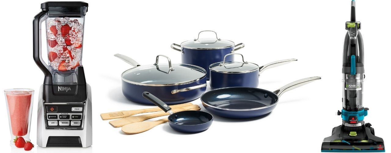blender, cooking sets, vacuum