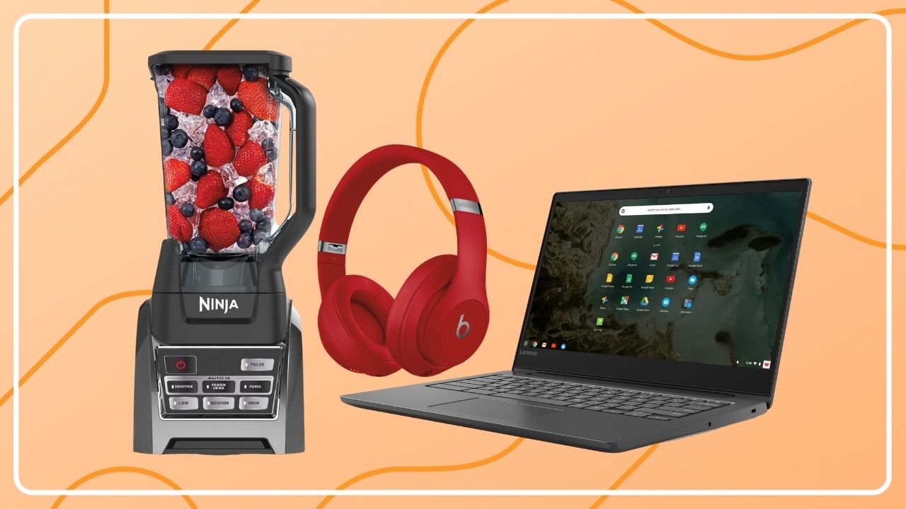 Walmart blender, headphones, chromebook